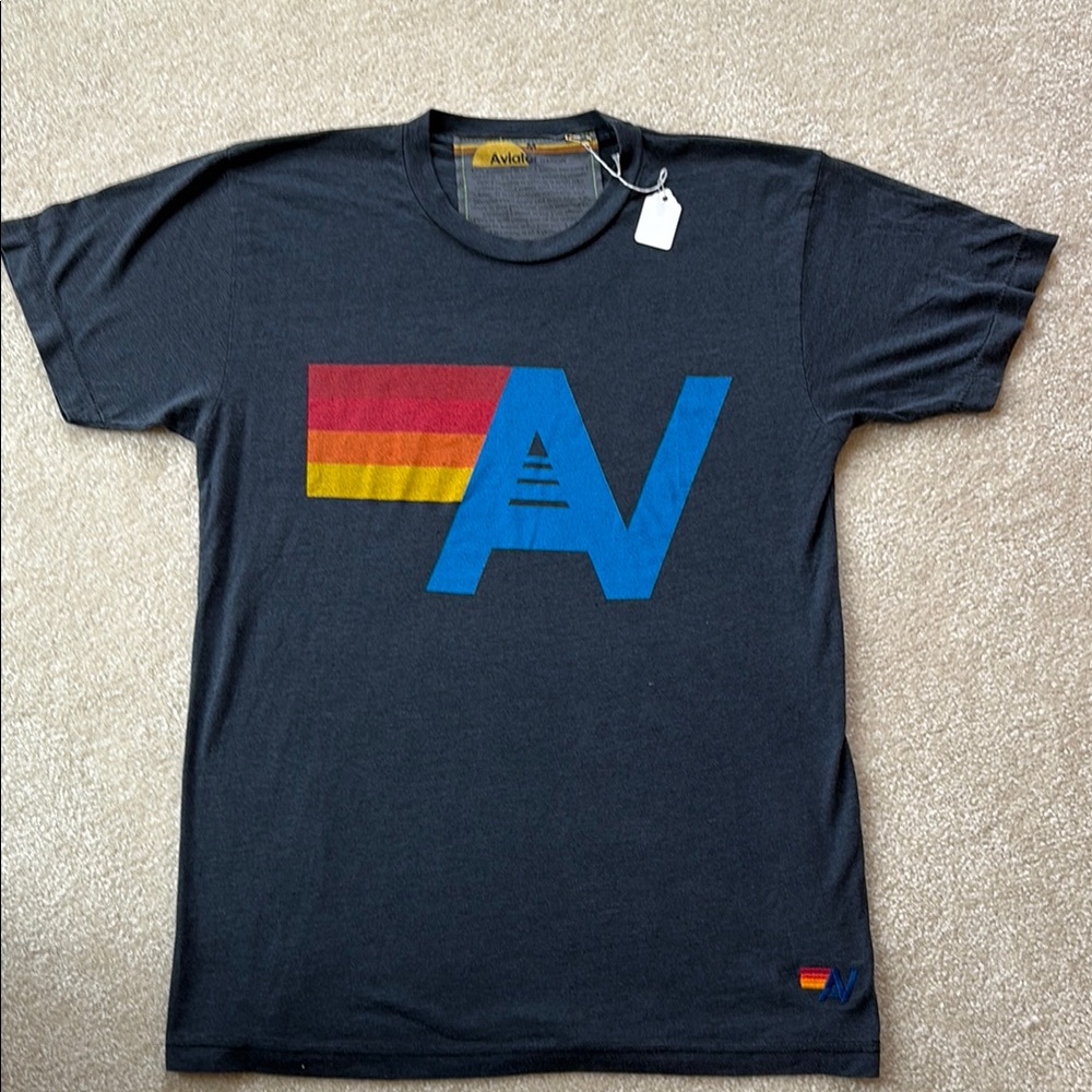 Aviator Nation Logo Tee - Charcoal
